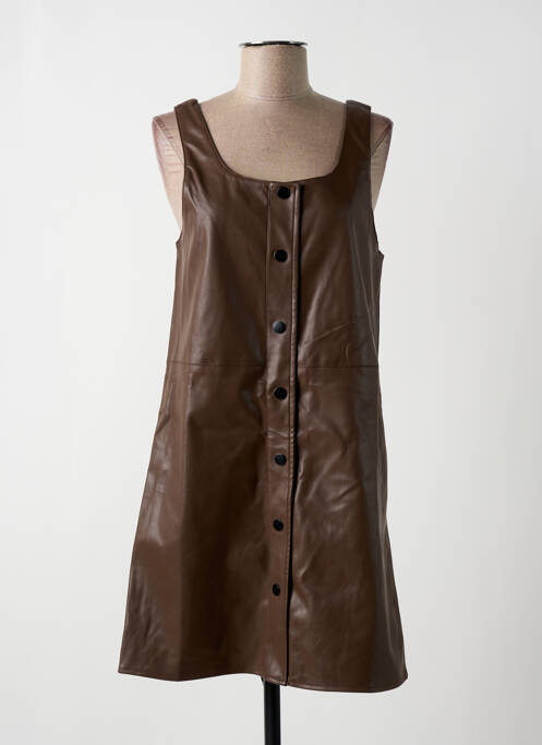 Robe courte marron MOLLY BRACKEN pour femme