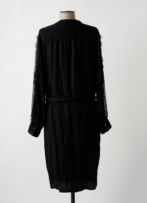 Robe mi-longue noir FREEMAN T.PORTER pour femme