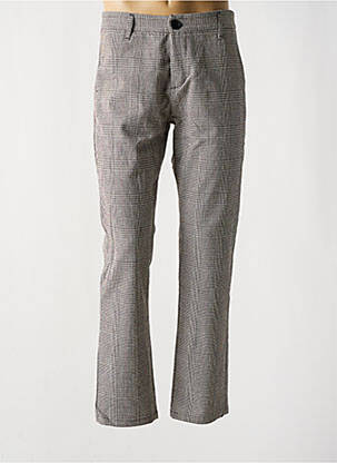Pantalon droit coupe droite noir IMPERIAL homme