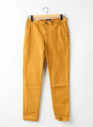 Pantalon chino poches jaune SCOTCH & SODA homme