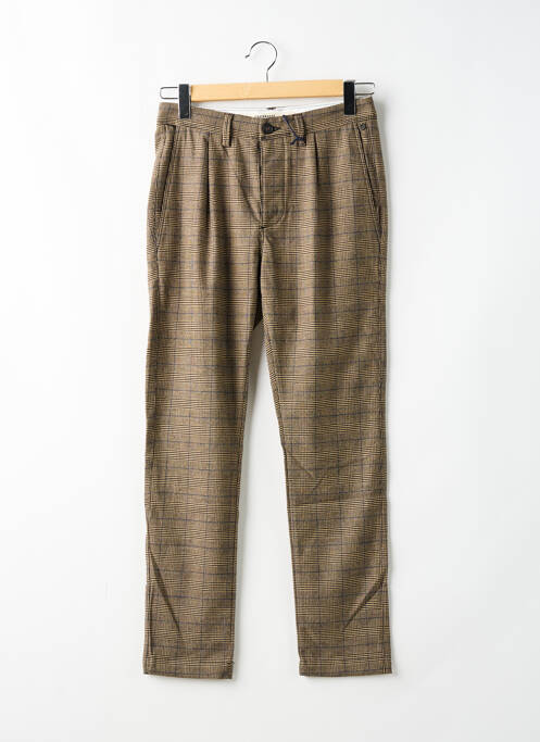 Pantalon droit noir FREEMAN T.PORTER pour homme