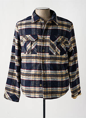 Veste casual fermeture boutonnée sur le devant bleu FREEMAN T.PORTER homme