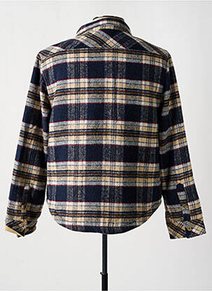 Veste casual fermeture boutonnée sur le devant bleu FREEMAN T.PORTER homme