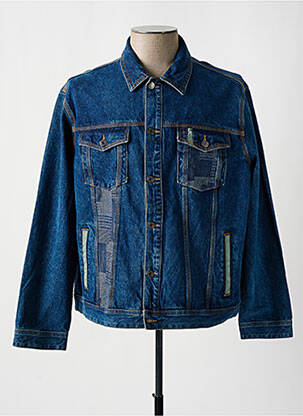 Veste casual fermeture boutonnée sur le devant bleu DESIGUAL homme