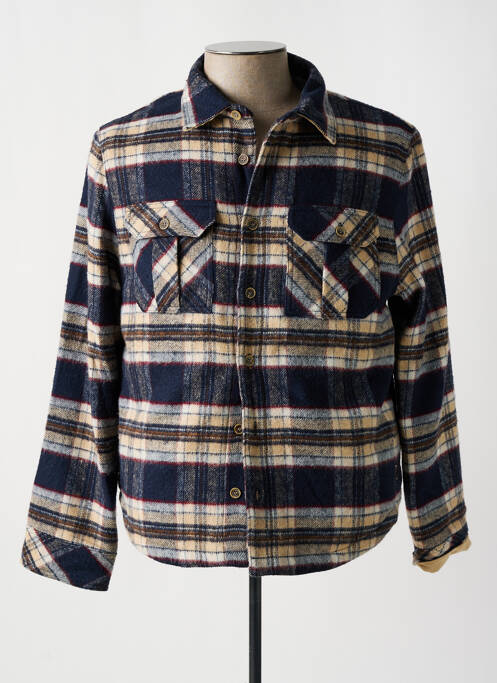 Veste casual fermeture boutonnée sur le devant bleu FREEMAN T.PORTER homme