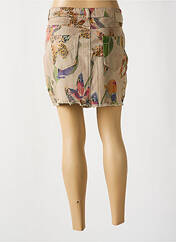 Jupe courte beige DESIGUAL pour femme seconde vue