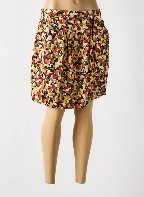 Jupe courte doublure jaune MOLLY BRACKEN femme