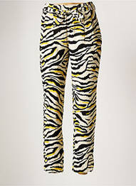 Pantalon chino taille normale taille normale beige SEE U SOON femme
