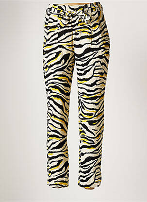 Pantalon chino taille normale taille normale beige SEE U SOON femme