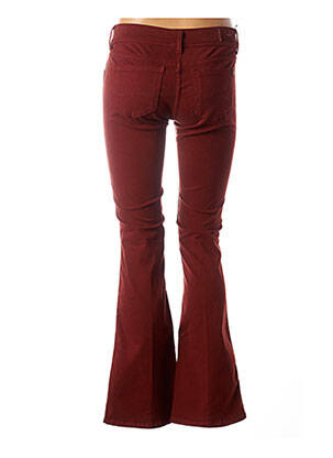 Pantalon flare stretch taille basse rouge PEPE JEANS femme