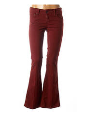 Pantalon flare rouge PEPE JEANS pour femme seconde vue