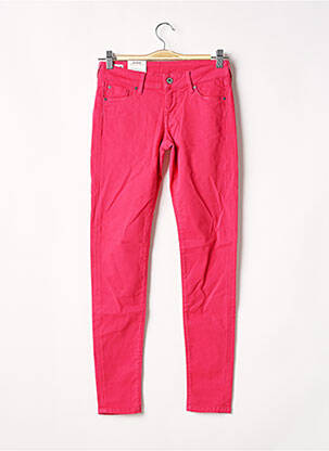 Pantalon slim skinny taille normale rose PEPE JEANS femme