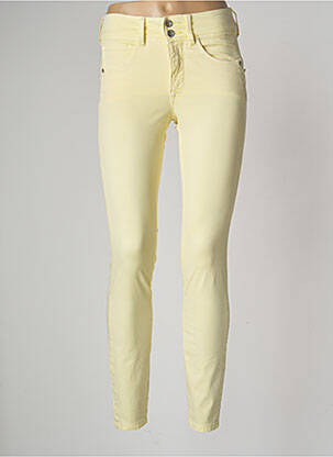 Pantalon slim stretch taille normale jaune SALSA femme