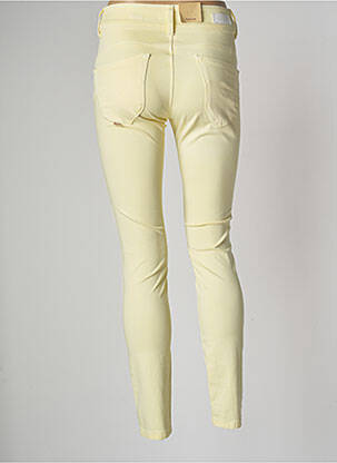Pantalon slim stretch taille normale jaune SALSA femme