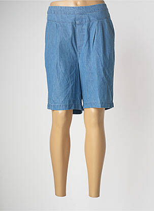Bermuda taille élastique taille haute bleu CREAM femme