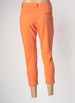 Pantacourt taille haute taille haute orange BANDITAS FROM MARSEILLE femme