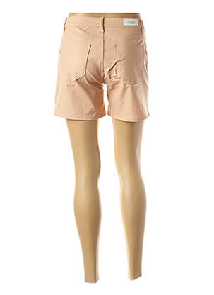 Short tissage simili-cuir taille normale beige TIFFOSI femme