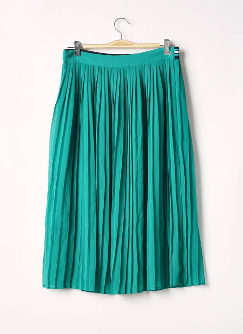 Jupe mi-longue coupe évasée vert PEPE JEANS femme