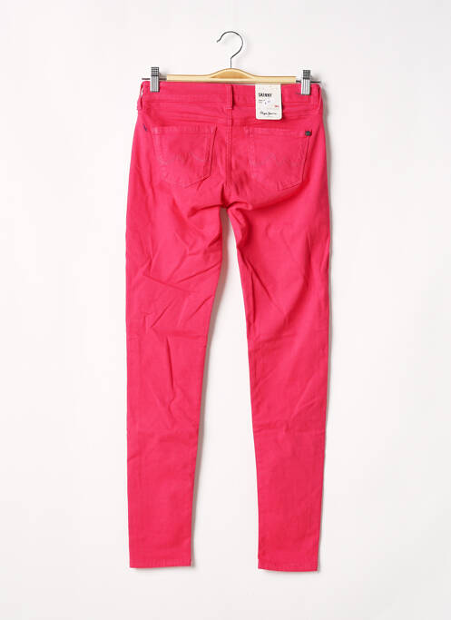 Pantalon slim rose PEPE JEANS pour femme