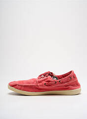 Chaussures bâteau rouge NATURAL WORLD pour homme seconde vue