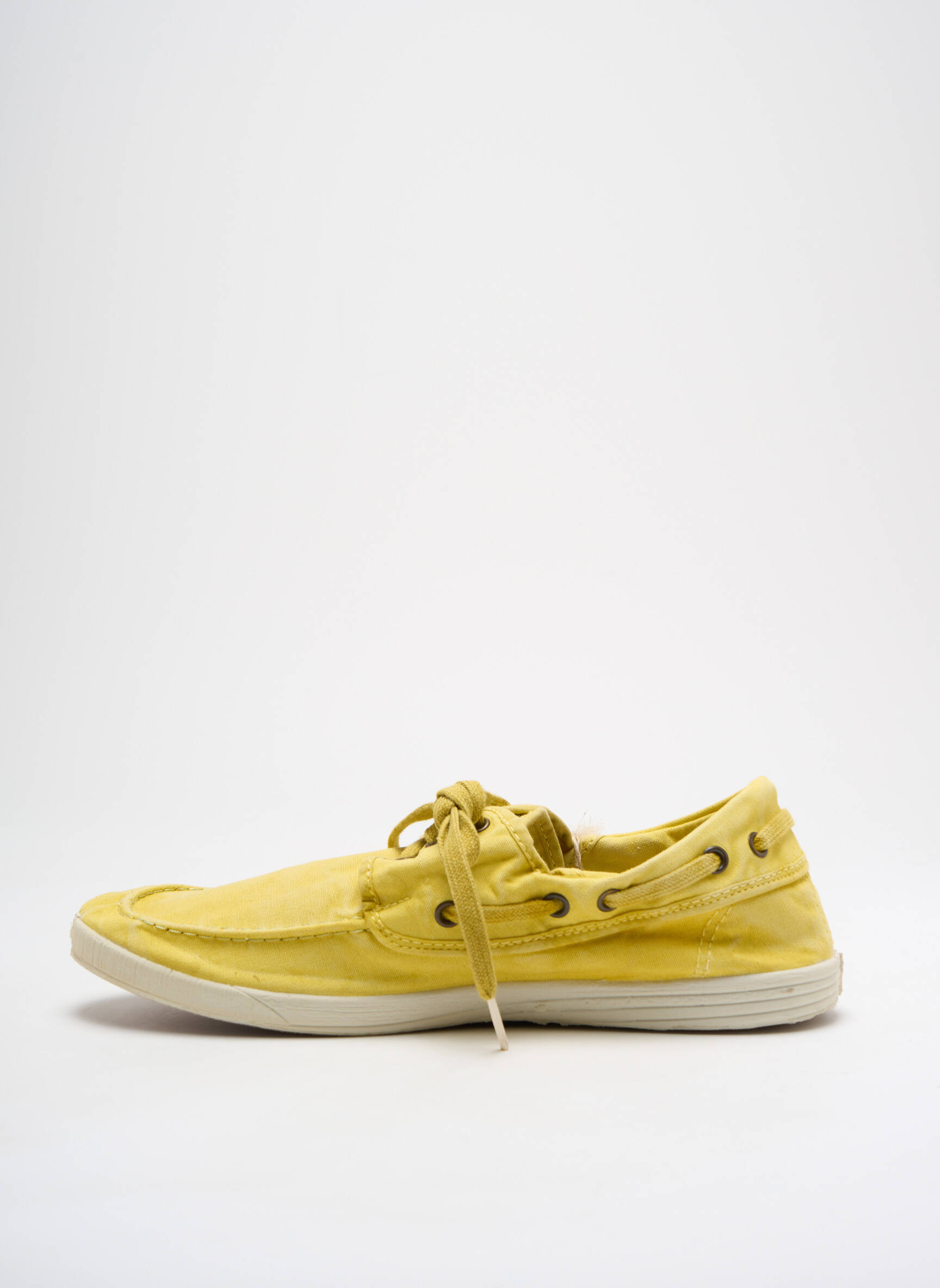 Ballerines En Cuir Jaune Moutarde – Taille 36 – Marque By Caprice – Occasion