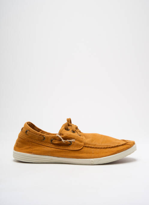 Chaussures bâteau marron NATURAL WORLD pour homme