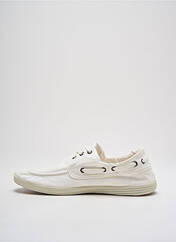 Chaussures bâteau blanc NATURAL WORLD pour homme seconde vue