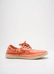 Chaussures bâteau orange NATURAL WORLD pour homme seconde vue