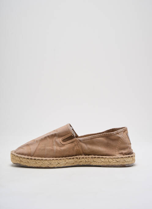Espadrilles bout rond bout rond beige NATURAL WORLD homme