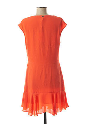 Robe courte manches courtes manches courtes orange PEPE JEANS femme