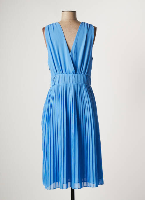 Robe mi-longue bleu PEPE JEANS pour femme