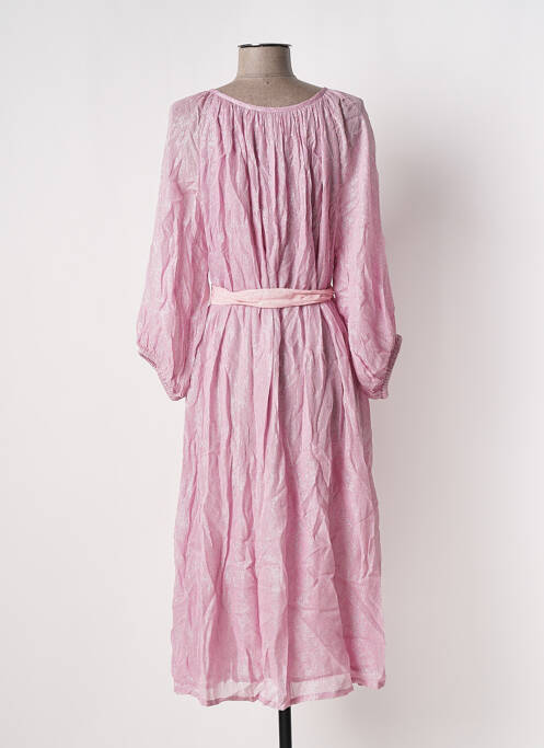 Robe mi-longue rose SUNDRESS pour femme