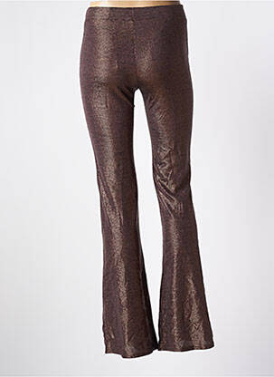 Pantalon flare stretch taille normale marron VIE TA VIE femme