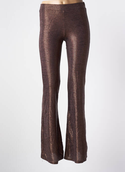 Pantalon flare marron VIE TA VIE pour femme