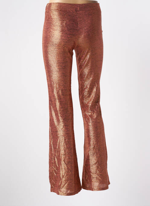 Pantalon flare orange VIE TA VIE pour femme