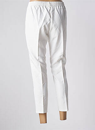 Pantalon 7/8 stretch taille normale blanc JANIS & JOHN femme