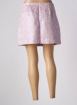 Jupe courte taille à pinces rose OPULLENCE femme