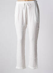 Pantalon droit blanc THE CORNER pour femme seconde vue