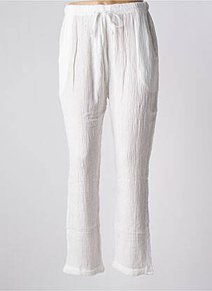 Pantalon droit blanc THE CORNER pour femme