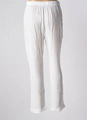 Pantalon droit blanc THE CORNER pour femme seconde vue