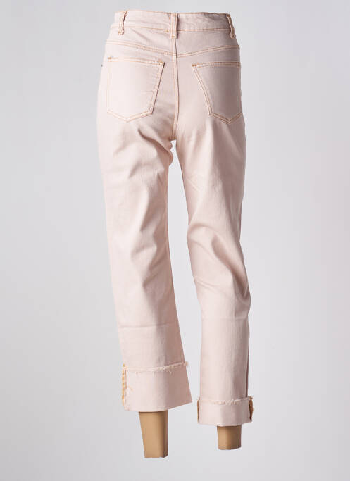 Jeans coupe droite rose INTUITION pour femme