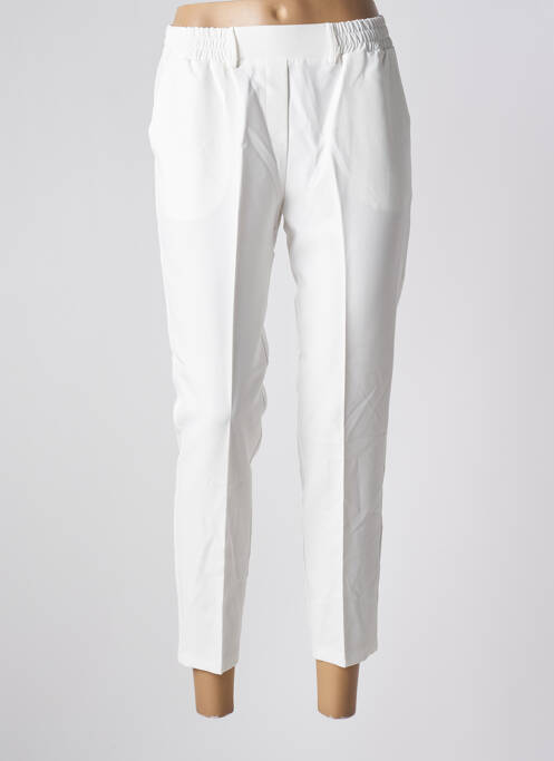 Pantalon 7/8 blanc JANIS & JOHN pour femme
