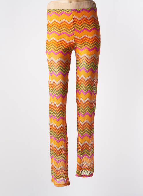 Pantalon flare orange VIE TA VIE pour femme