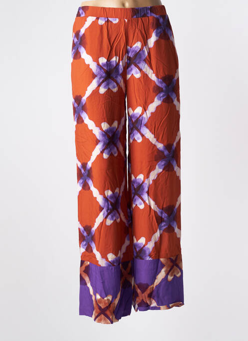 Pantalon large orange IMPREVU pour femme
