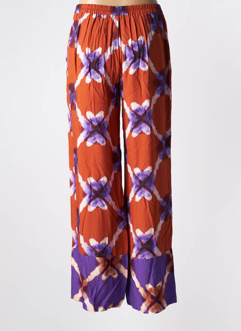 Pantalon large orange IMPREVU pour femme