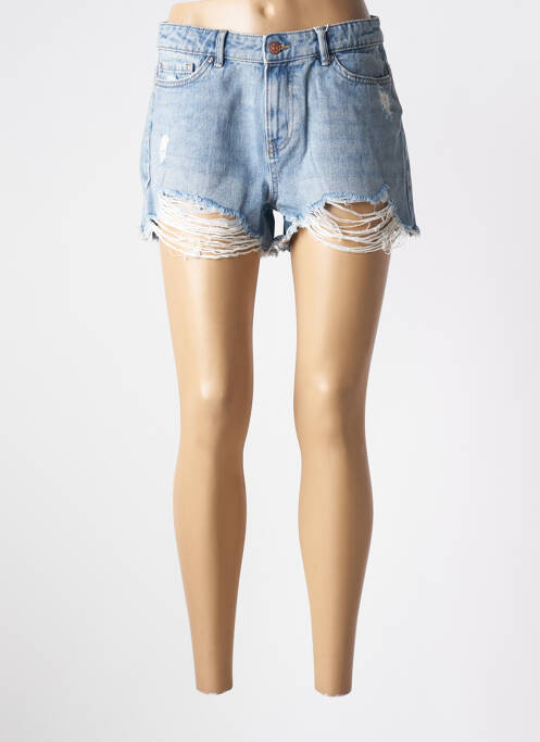 Short bleu ONLY pour femme
