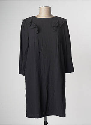 Robe courte manches longues manches longues noir SEE U SOON femme