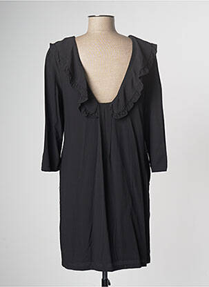 Robe courte manches longues manches longues noir SEE U SOON femme