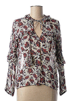 Blouse légère et transparente manches longues beige PEPE JEANS femme