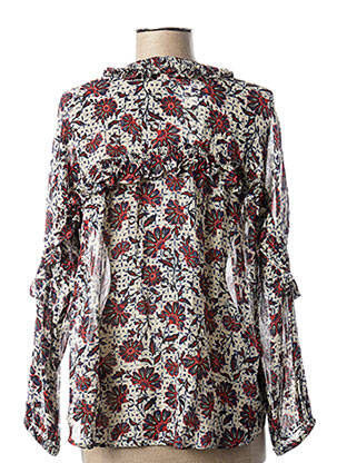 Blouse légère et transparente manches longues beige PEPE JEANS femme